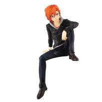 13CMBungo Stray Dogs  Dazai Osamu Noodles Press Figure Japanese Cartoon Figurines Collection Cute Toys black