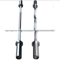Olympic Barbell: Heavy-Duty Weightlifting & Fitness Equipment for Muscle Gain white