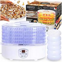 Maisto džiovyklė vaisiams ir grybams su laikmačiu 550W, Maisto džiovyklė vaisiams ir grybams su laikmačiu 550W
