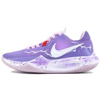Nike Precision 6 Purple Lightning Thunder Cloud Mesh, Textile Cushioning, Wear Resistant Low top Basketball Shoes Men's DD9535-100(Team479-) 46 purple