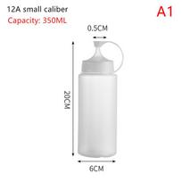 350/450/600ML Squeeze Sauce Bottles Condiment Dispenser Large Mouth Dustproof Kitchen Seasoning Oil Bottle Outdoor Tableware