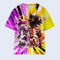 New Japanese Dragon Ball Anime Merch T-Shirt Trendy Y2K Style Design Unisex & Kids Loose Fit Short Sleeves for Summer XXL