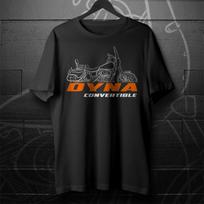 For Harley-Davidson Dyna Convertible FXDS-CONV 1994-2000 - Motorcycle T shirt 3XL black