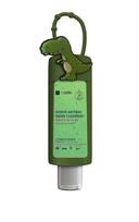 HISKIN Antibac Hand Cleanser+ Biocidal Hand Gel su mango kvapu - dinozauras (75ml butelis + dėklas)