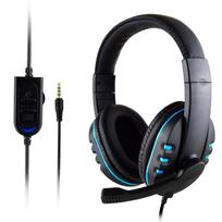 3.5mm Wired Over-Ear Luxury Headphones for PS4 Controller and Internet Cafe