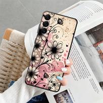 Case for Samsung Galaxy A53 A17 A06 A05 A52 A36 A23 A73 A51 A55 A37 A57 A15 A25 A16 Phone Cover A70 A41 A50 A12 A13 Retro Floral Galaxy A70 white
