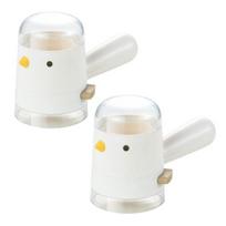 2Pcs Salt Dispenser Salt Shaker One-Touch 0.5g Measuring Spice Jar Kitchen Condiment Container with Dust-Proof Lid Quantitative Spice Bottle B
