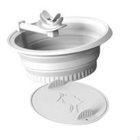 Facial Ice Bath Basin Portable Face Easy to Clean Silicone Bowl for Domestic gray