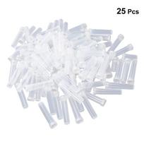 50 vnt. 25/ Mitybos Gėlių Vandens Talpykla Vaza Plastikinis Vamzdelis Skaidrus Vandens Gėlės Vandens Talpykla Vamzdelis Gėlės white