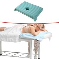 Massage Bed Sheet with Face Hole Reusable 60x90cm Massage Face Towel Head Cover Sheet for Table Daily Care SPA Bed Massage Couch žalia