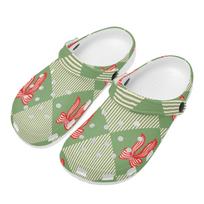 Adult Unisex Summer Printed EVA Casual Clogs Easy Clean Lightweight Slip On Soft Sole Shoes Summer Sandals Indoor Outdoor Wear 36 balta