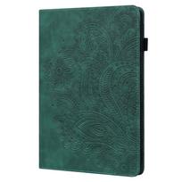 Applicable to Samsung Tab S10FEplus tablet leather case Xiaomi Poco pad 12.1 peacock flower card holder Samsung tabs10 fe plus violetinė