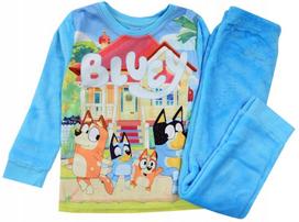 Bluey pies boy's pajamas thick warm coral fleece 116 d001c beige