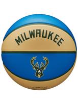 WILSON Krepšinio kamuolys, NBA TEAM CITY EDITION MILWAUKEE BUCKS BALL WZ4016517ID