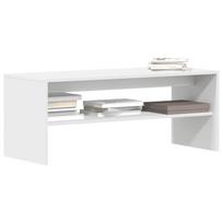 TV Stand Cabinet, White, 100 X 40 X 40 Cm, Chipboard