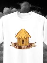 Valheim  The Bees Are Happy  T-shirt M black