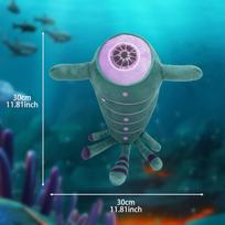 Subnautica Plush Toy Cool Crashfish Ghost Leviathan Stuffed Doll Cartoon Oculus Hoverfish Game Plushies Room Decor Birthday Gift blue