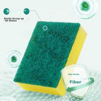 3M Scotch-Brite Heavy-Duty Scouring Pad, 5-Pack, Dishwashing Sponge, Kitchen Cleaning Cloth, Absorbent Classic Style, G6215