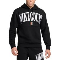 Nike Court Heritage Men's Dri FIT Fleece Tennis Hoodie FQ2094-010 XS black