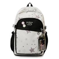 Schoolbag Campus School Bag New Cute Star Student Backpack Elementary School Students Junior High School Students High School Students Large Capacity juoda