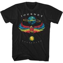 1979 Vintage Rock Band Journey Commemorative Cotton Summer Rock Style Unisexs Clothing Unisexs Shortsleeved Tshirt L blue