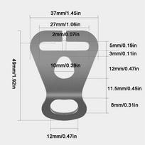 Tent Rope Tensioner Camping Tent Cord Tensioner Buckle Tent Accessories Wind Rope Buckle Camping Gear Awning Fixed Hook Buckle pilka