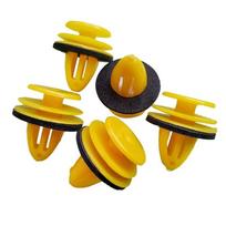 100 Pcsdoor Trim Panel Retainer Clips Fastener Hole Rivets For Accent Qashqai J10 Car-Styling Accessory 100PCS black