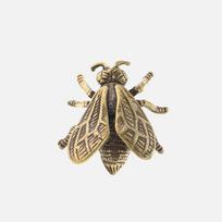 Creative Retro Bee Brass Handle Vintage Single Hole Cabinet Door Knobs Gold Furniture Hardware Wardrobe Drawer Pulls Dresser A2