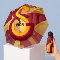 Galatasaray FC Mini 5 Fold Pocket Umbrella Compact Lightweight Anti UV Rain Sun Protection Umbrella Portable Travel Umbrella