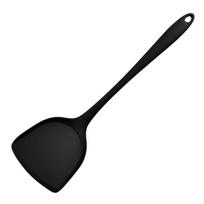 Silicone Stir Fry Turner Nonstick Cooking Shovel Asian Kitchen Utensil  Cooking juoda