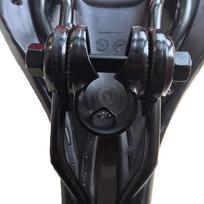 Metal Bike Seatpost Clamp Bike Seat Adapter Fit for Standard Rail Type  Saddle Bike Accessory black