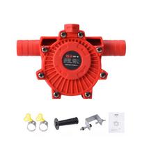 Self-priming Electric Drill Drive Pump Small Self Suction Centrifugal Pump  Outdoor raudona