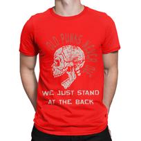 Old Punks Never Die Rock Music Novelty 100 Cotton TShirt Old Punks Never Die Tops Tees For Unisex S