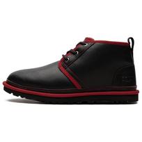 UGG Neumel  Black / Red  Leather Boots 1133777-BSRL 41 juoda
