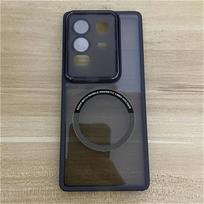 Transparent Magnetic Charging Case For Infinix Note 50 Pro Plus 50S 50X 40 Pro Plus 4G 5G Lens Camera Protect TPU Silicone Cover Infinix Note 50 4G gray