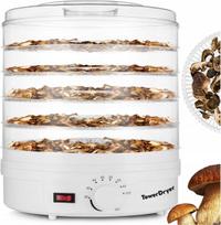Vaisių ir žolelių džiovyklė 500W 5 padėklai, Vaisių ir žolelių džiovyklė 500W 5 padėklai