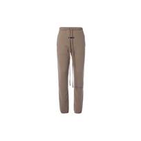 Fear of God Essentials Fleece-Lined Drawstring Knit Sweatpants SS21 Unisex Bottoms Taupe FOG-SS21-561 M