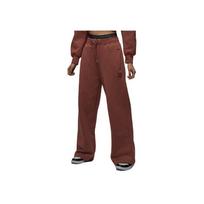 Jordan Flight Fleece FW24 Fleece Wide Leg Fashion Drawstring Loose Casual Pants Women bottoms Brown FV7156231 S brown