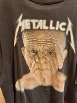 Metallica 1991-92 Tour Reprint  Vintage Style Rock Band Tee Unisex T-Shirt M brown