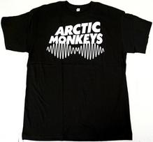 ARCTIC MONKEYS T-shirt Indie Alt Rock Band Adult Men's Tee Black New 2XL gray
