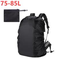 80L Travel Backpack Camping Bag For Men Large Hiking Bag Tourist Rucksack Water-Repellent Outdoor Sports Climbing Mountaineering Bag black