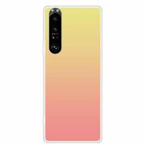 For Sony Xperia 1 V Case Soft Silicone Phone Cover for Sony Xperia 1 III IV VI 2024 Flowers Marble Soft Capa Colorful Xperia1 -Xperia 1 VI 2024 beige