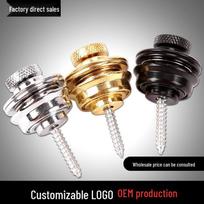 Anti-Slip Wooden Guitar Strap Button for Acoustic & Electric Guitars