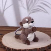 Adorable Lazy Otter Animal Plush Toy Sleeping Doll Children's Birth Date Present Pillow Otter Animal Plush Toy