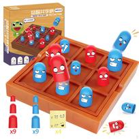 2 Players Tic Tac Toe Eat Small Game Parent Child Interactive,Board Indoor,Family To Play