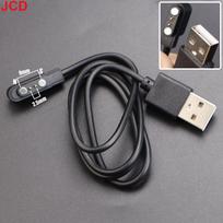 1PC Magnetic Charge Charging Cable For Smart Watch For 2/4Pin 2.5/2.8/3/4/7.62/8/9mm Distances USB Type-C Power Charger Cables gray