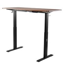 Standing Desk Frame Dual Motor, Electric Adjustable 104-160 cm Extension Length, 4 Memory Height Settings, Stand Up Table Legs, Sit to Stand Desk Leg