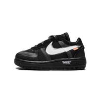 Nike Air Force 1 Low Off-White Black White TD BV0853-001 5C black