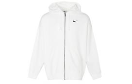 Nike Women'ss Fleece Lined Zip-Up Hooded Jacket White DD5635-100 L white