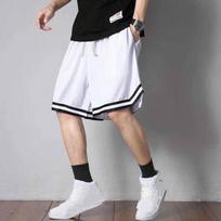 Men's Loose All-match Five-point Pants Casual Sports Pants Breathable Summer KTB M balta